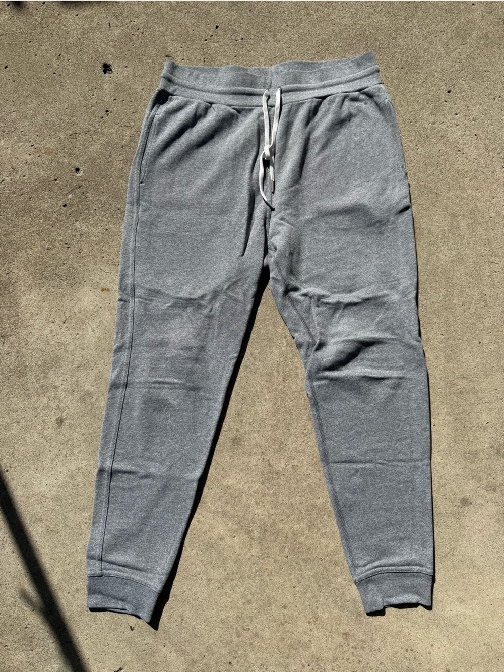 John Elliott Gray Men's Jogger Sweatpants with Drawstring